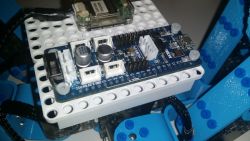 La carte de contrôle est placée