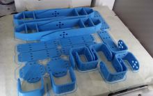 Pièces de Metabot imprimées en 3D