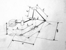 Schéma représentant le modèle d'une pate