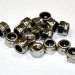 16 écrous M3 Nylstop